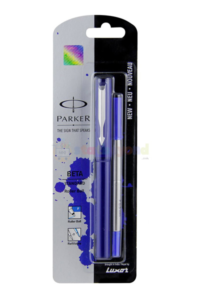Parker Beta Standard Roller Ball Pen - Chrome Trim